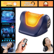 Neck Massager with Heat, Red Light  Vibration Adjustable, Heated Neck Stretcher