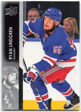 2021-22 Upper Deck #369 Ryan Lindgren New York Rangers