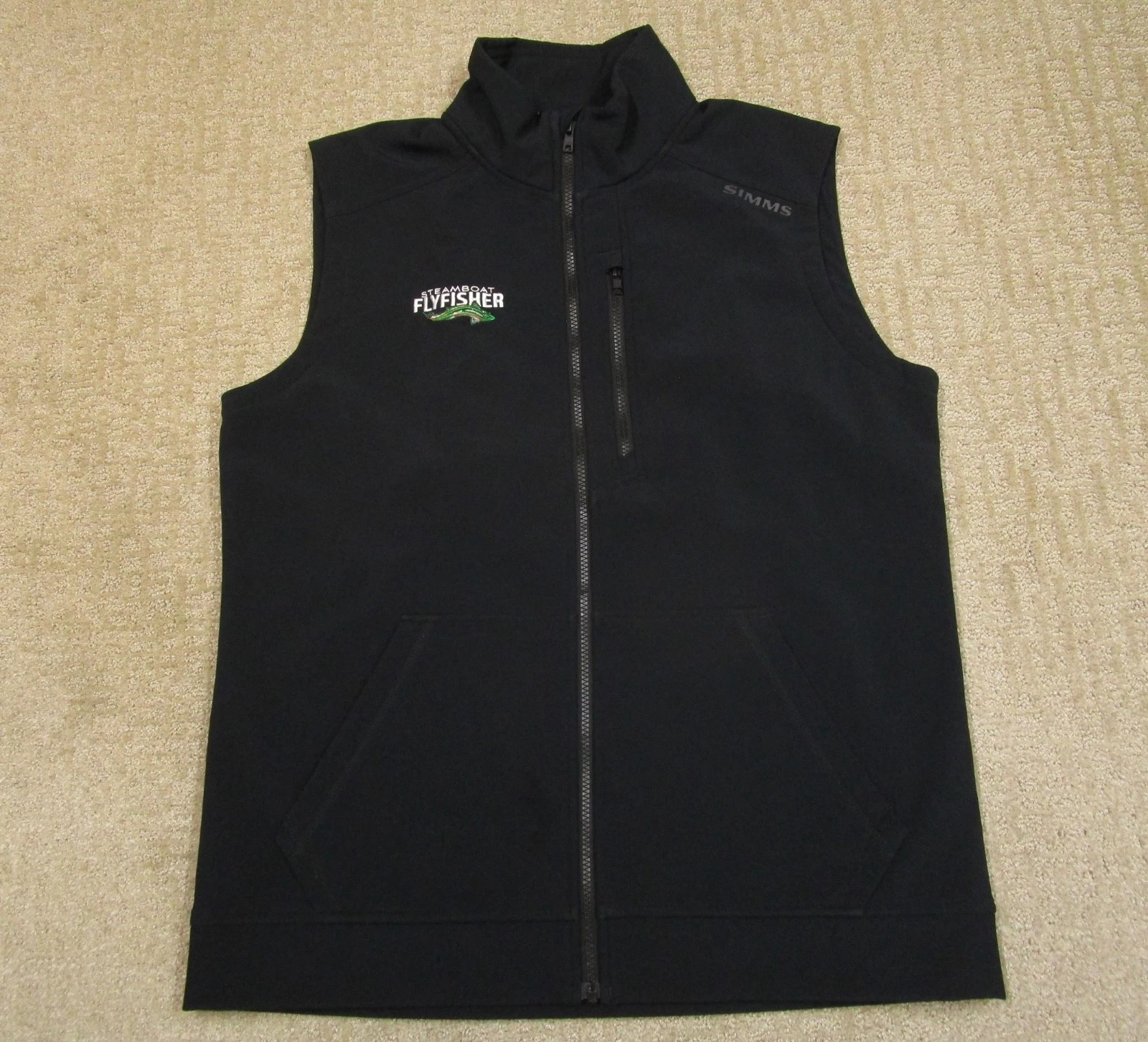 Simms Vest Men Large Fleece Lined Full Zip Softshell Hiking Camping Fishing Logo
Opens in a new wind