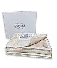 COPERTA SOMMA GRACE 100%LANA VERGINE DI NUOVA ZELANDA 230 x 270 cm MATRIMONIALE