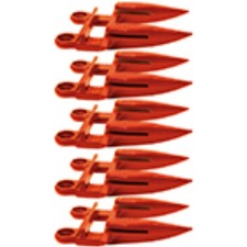 (5) 219191 BU215H Fits New Holland Mower Conditioner Double Pronged Guard 488