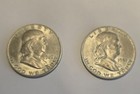 Two Franklin Half Dollars - 1949 D & 1951  (#10) — photo 1