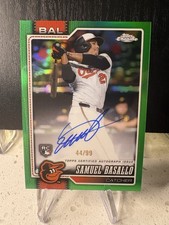 2026 Topps Chrome Auto Samuel Basallo RC #RA-SB Green Refractor /99