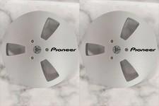 New One Pair Pioneer silvery 7'' Tape Reel Light Metal Aluminum Take Up Reel