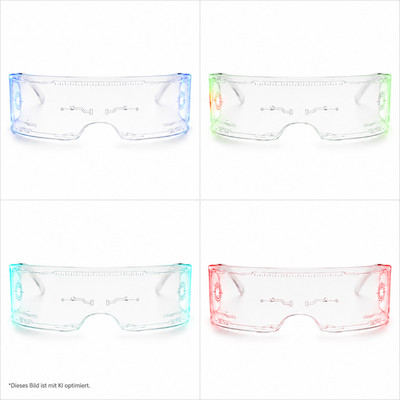 Neu Festival-LED Brille Glücksgefühle Galaxy Halloween Kostüm