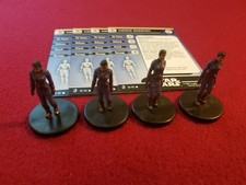Star Wars Miniatures Knights Old Republic 38 CLEARANCE x4 Czerka Scientist