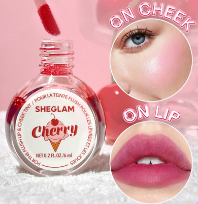チーク SHEGLAM Lip cheek Set Sheglam For The Flush Lip Cheek Tint Set ITS CHILI + CHERRY PICKED
