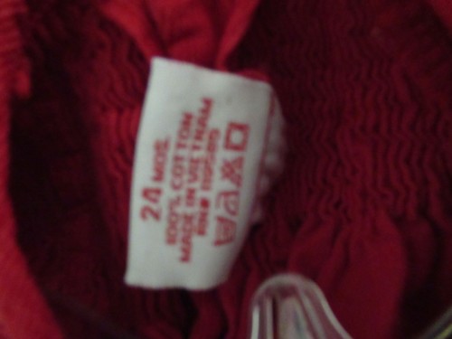 S) Girls size 24 Months Mom and me hand Smocked Bishop Neck and Sleeve Dress - Picture 5 of 7