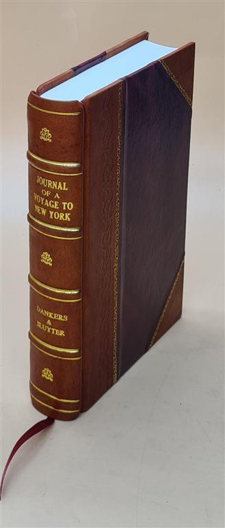 Vintage Leather Bound Journal of a Voyage to New York and American Tour