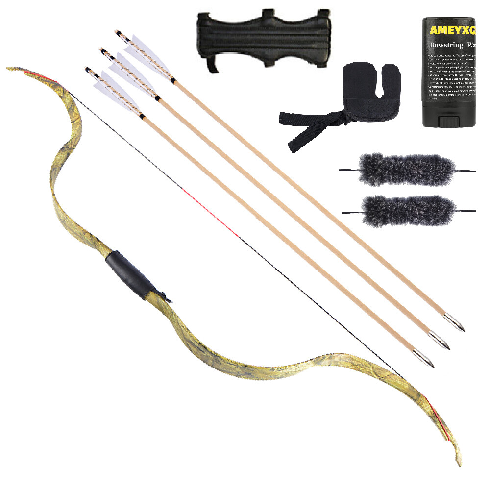 ④-aと⑥-c セット Takedown Recurve Bow Arrow Set Archery Traditional Horsebow