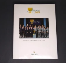 Presidents Cup 2011 Hardcover Commemorative Book USA Golf, Rolex, Tiger Woods