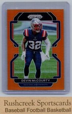 2021 Panini Prizm #100 Devin McCourty Patriots /249 Orange