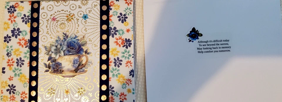 Handmade Greeting Cards -(set of 8) Sympathy Cards with Message and Envelopes - Image 3 of 4