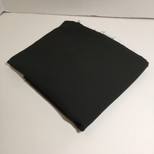2 Yards Dark Grey Black Crepe Like Fabric 60" wide Cotton