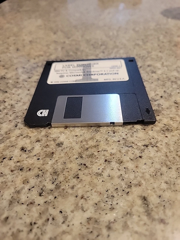 Label Publisher For Windows IBM PC Floppy Disk Cosmi Corporation 1994 Vintage - Image 3 of 4