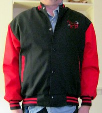 Vintage WEST ARK USA Made MENS Horse Lover JACKET w/Embroidered Head Size L