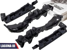 4x STAFFA GUIDA SOPPORTO PARAURTI ANTERIORE DESTRA SINISTRA PER RENAULT LAGUNA 3