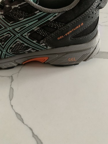 Asics Damenschuhe US 9 Gel Venture 6 Trailrunning-Sneaker T7G6Q grau Mesh - Bild 18 von 18