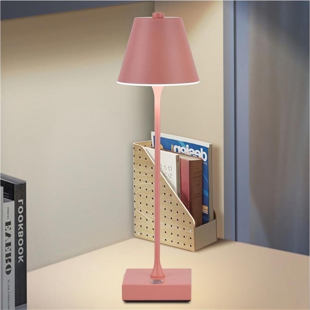 Lampada LED Rosa per Bambini e Casa 10W Ricaricabile USB - Sicura