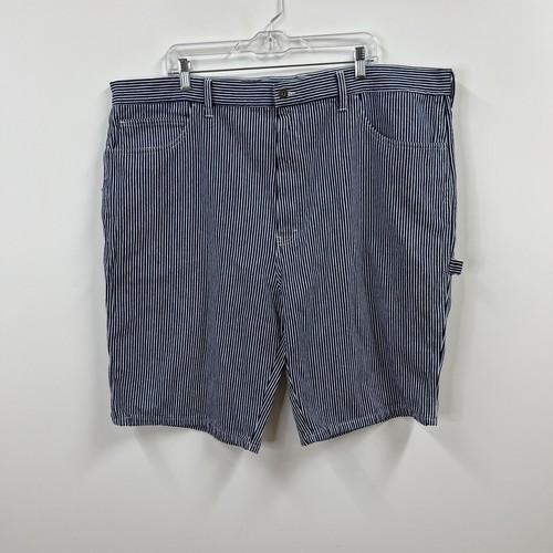 dickies shorts mens 44 hickory stripe 