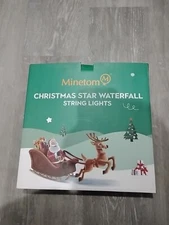 Minetom Christmas Star Waterfall String Lights