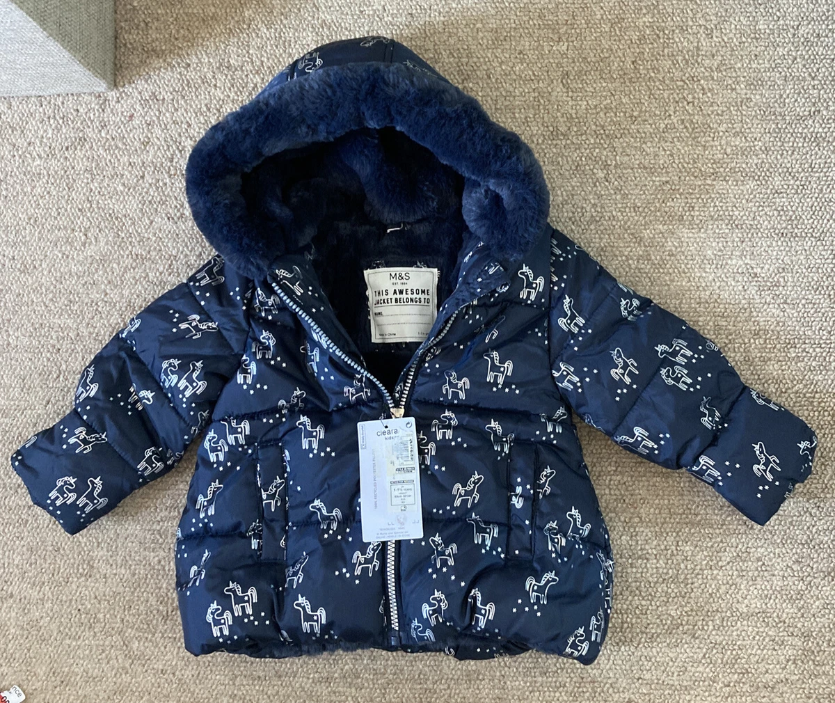 M and s girls coat 2025