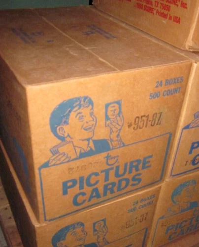 (1 Box) - 1987 Topps Baseball Unopened Vending Box From Sealed Case 500 Cards