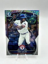 2023 1st Bowman Chrome Mojo Refractor Yosy Galan #BCP-221 Texas Rangers