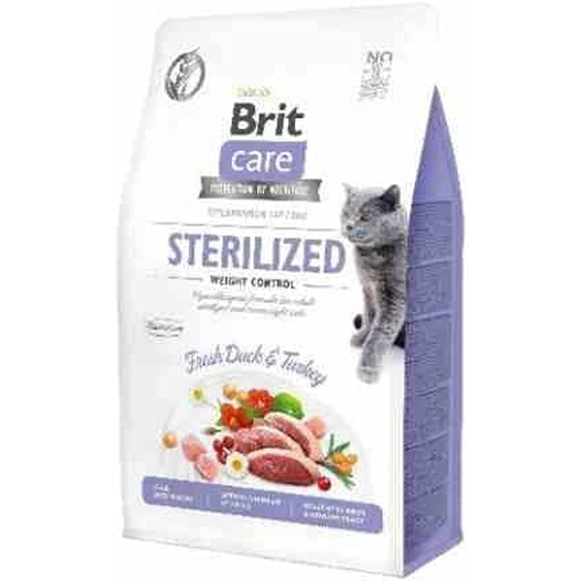 Cibo per gatti Brit Care Grain-Free Sterilized Weight Control Adulto Tacchino