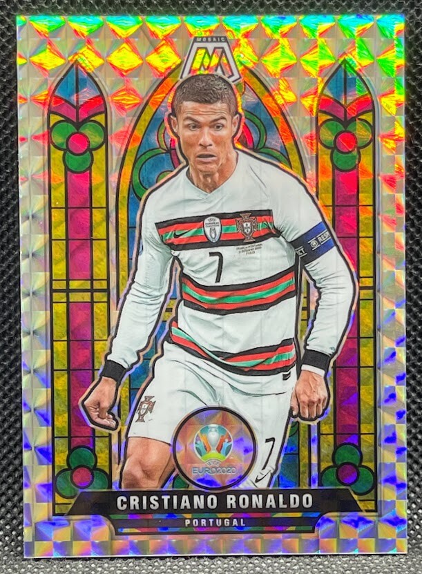 パニーニ　ユーロ　モザイクpanini ロナウドなど36枚セット 2020-21 Panini Mosaic EURO =Cristiano Ronaldo= Stained Glass