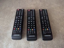 LOT OF 3 GENUINE SAMSUNG BN59-01199F SMART TV REMOTE CONTROL B6-5(12)