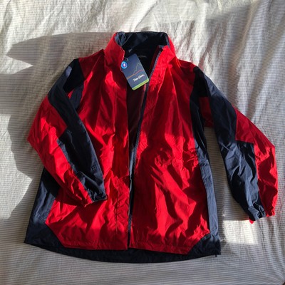 Red Raincoat Jacket Anorak (UK18 