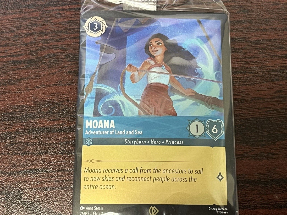 Disney Lorcana TCG Moana 26/P2 Promo CINEMARK Moana 2 MOVIE