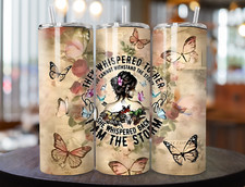 Inspirational I Am The Storm 20oz Tumbler Design With Lid And Straw Gift For Her