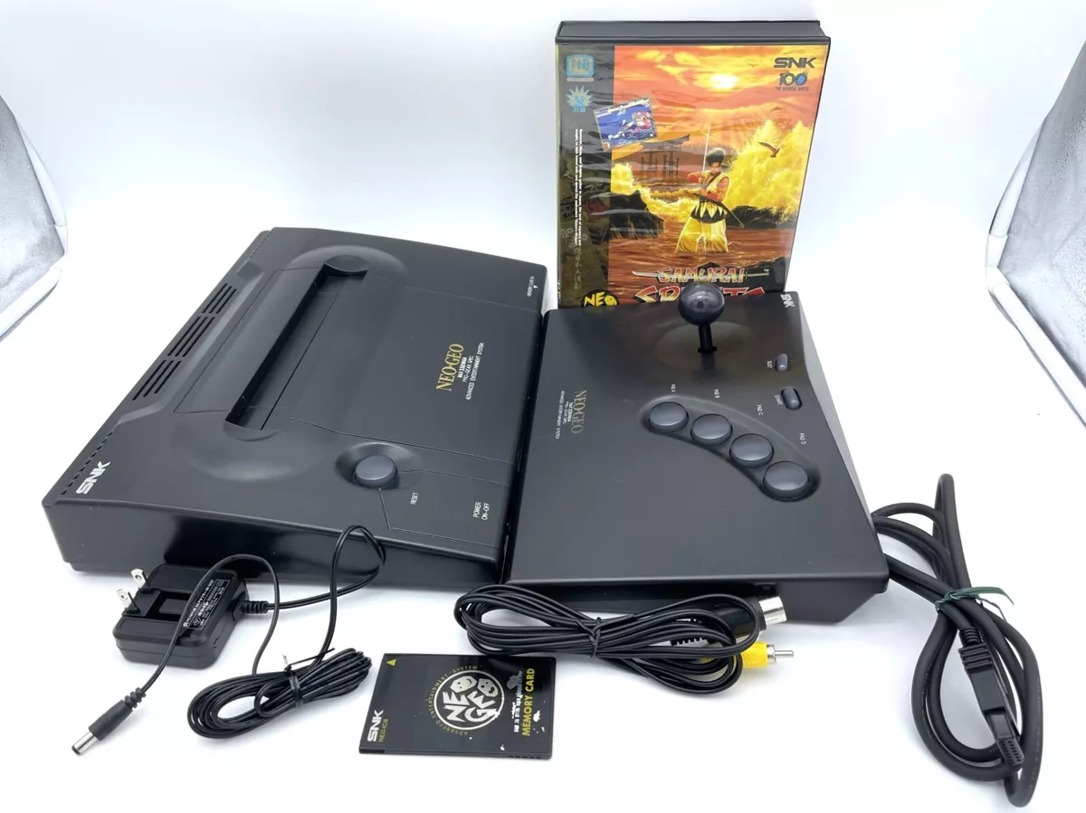 Neo Geo AES Console SNK All included & Rom Cartridge (Shodown 1) Tested