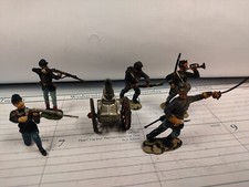 Britain Mixed Lot Of Civil War Union Soldiers Plastic/Lead
