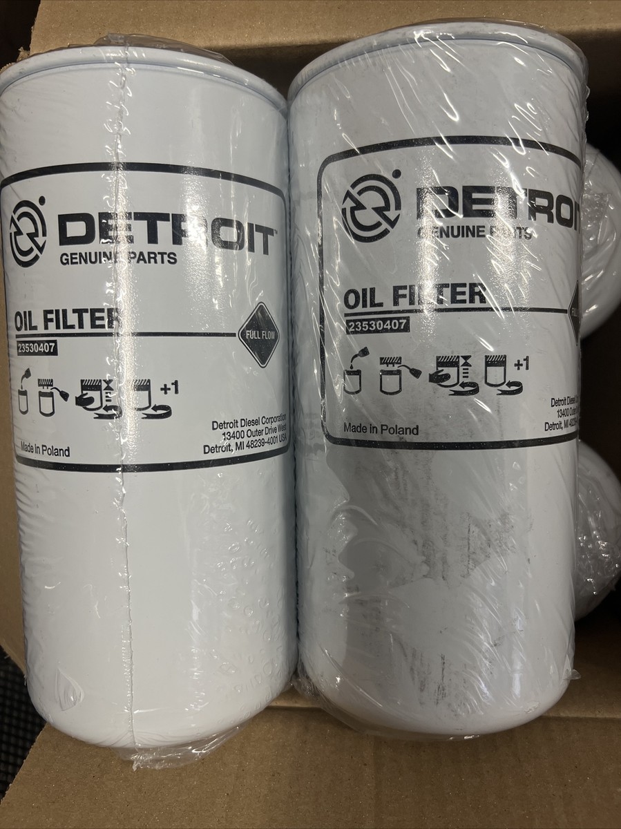 Genuine Detroit Diesel 71 92 Lube Oil Filter 6 Pack Spin-on 23530407-1 Case (6pc | eBay Genuine Detroit Diesel 71 92 Lube Oil Filter 6 Pack Spin-on 23530407-1 Case (6pc | eBay