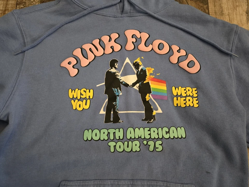 Pink Floyd Wish You Were Here North American Tour '75 Medium Hoodie! - Image 2 of 4