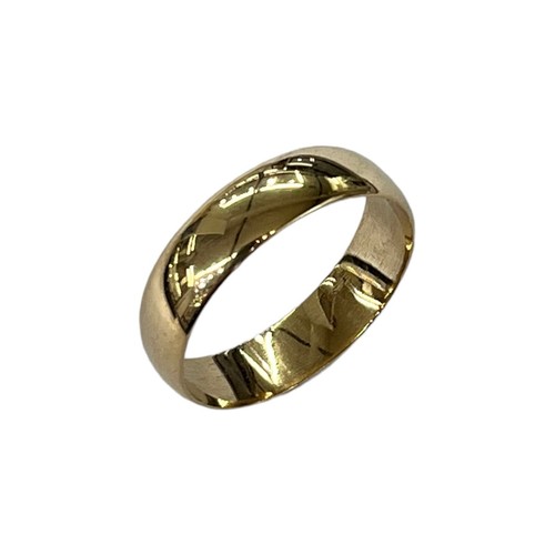 9ct 9k Yellow Gold Half Round Plain Polished Men’s Wedding Band 6mm Size Z2. New - Picture 2 of 10