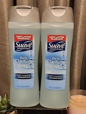 2 X Suave Essentials Daily Clarifying DEEP Cleansing Shampoo 15 Oz