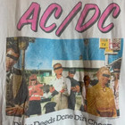 Vintage Acdc medium white T-shirt Short Sleeve Full Size S to 5Xl Nz207