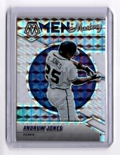 2022 Mosaic Baseball ANDRUW JONES Men of Mastery WHITE /25 MM-12 Atlanta Braves