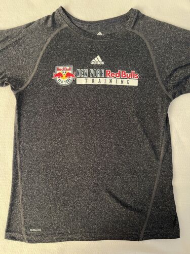 NY RED BULLS ADIDAS SHIRT TRAINING WOMENS LARGE CLIMALITE MLS SOCCER FOOTBALL