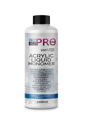 2021 Neu Acryl Flüssiges Monomer Professionelle Salonqualität Acrylnägel 100 ml