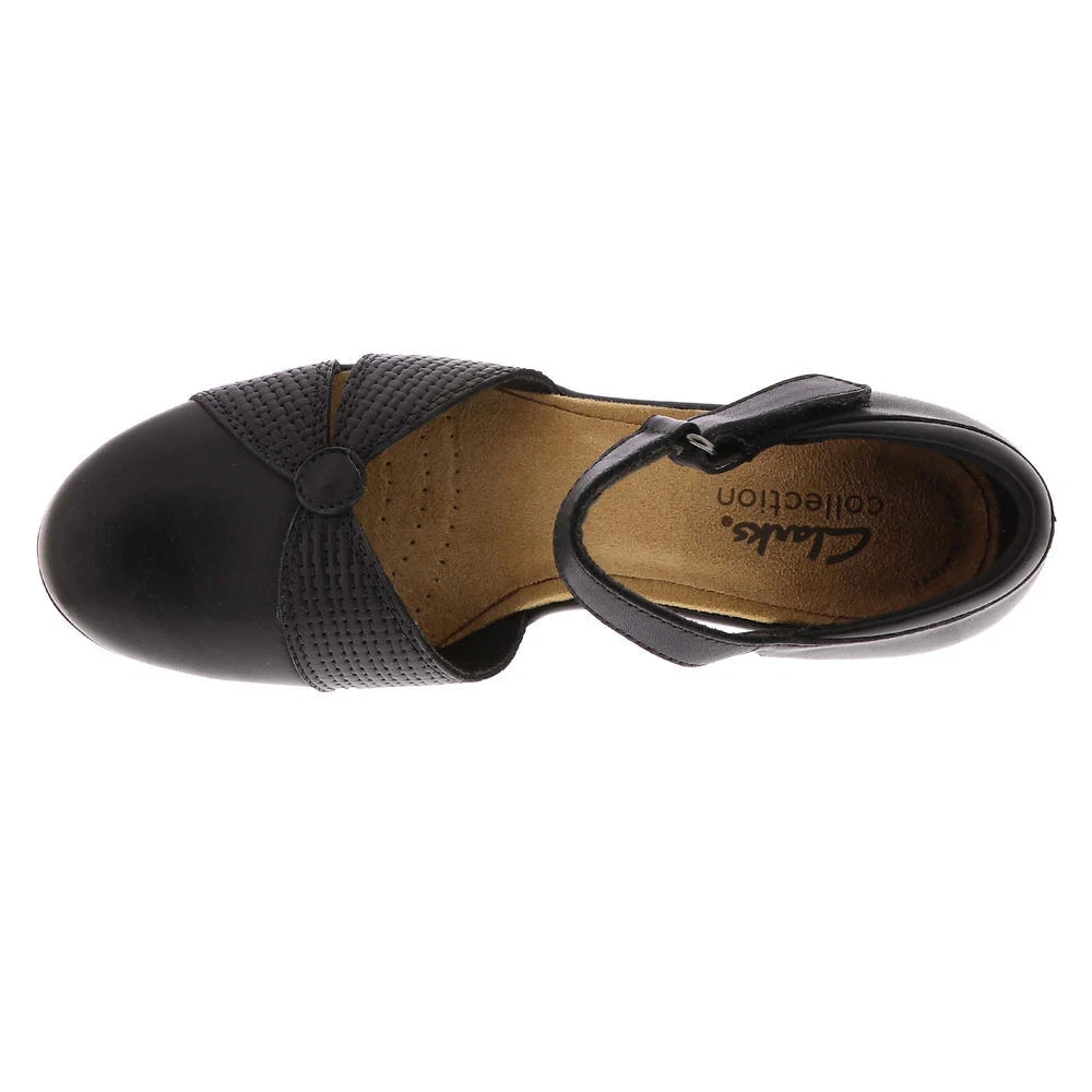 Clarks black outlet sandals sale