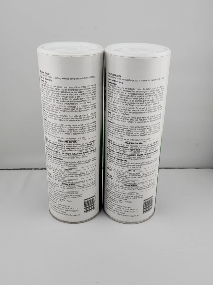 2 Polvos para alfombras y tapicería Bio Spot Active Care mata garrapatas y pulgas lata de 16 oz Foto 2 de 3