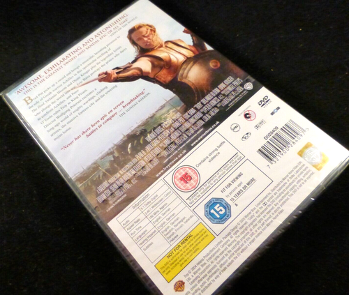 Troy DVD New Sealed 15 Widescreen Edition Epic Brad Pitt Orlando Bloom Eric Bana - Picture 3 of 3