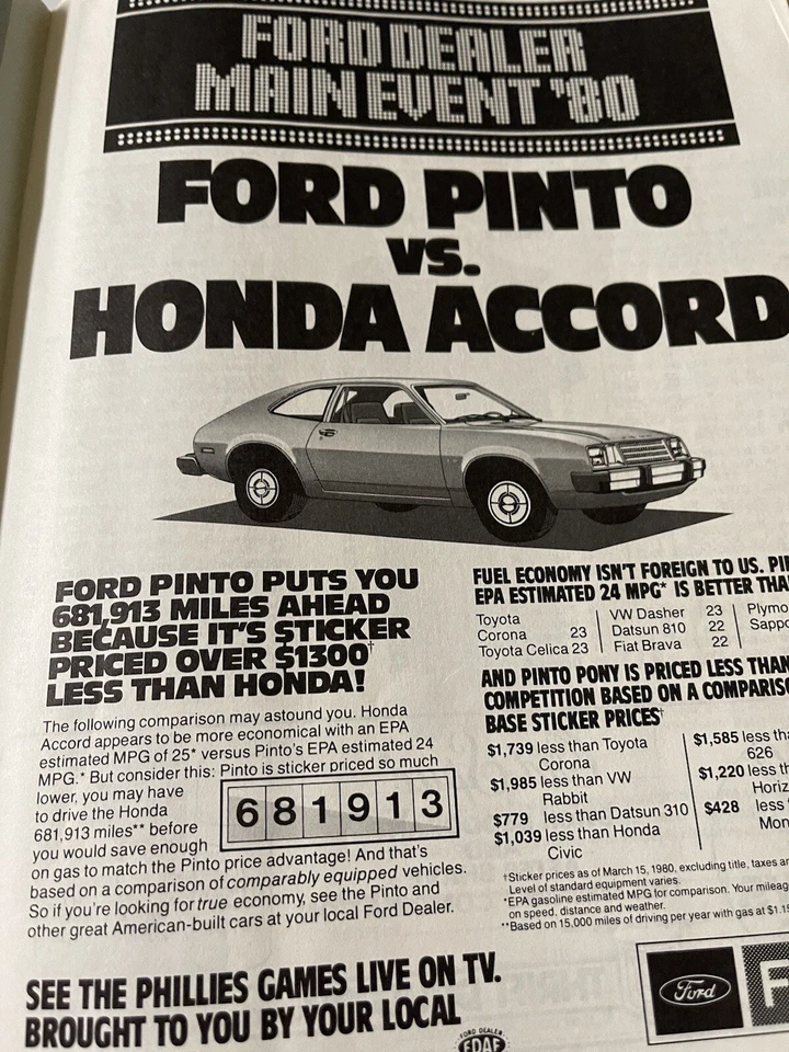 1980 Philadelphia Phillies Today Scorecard Magazine-Greg Luzinski - Image 4 of 4