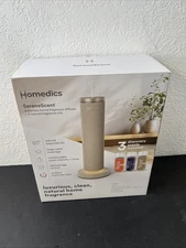 HOMEDICS SERENESCENT WATERLESS HOME FRAGRANCE DIFFUSER + 3 NATURAL OILS SET NEW