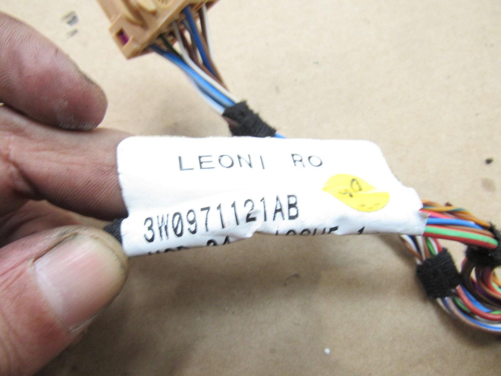 Bentley Continental GT 2012 Right Passenger Door Wire Wiring Harness 11-18 ;#3